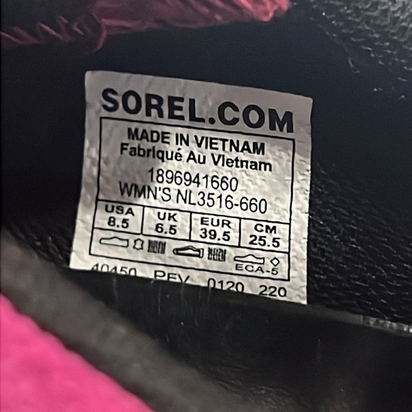 Sorel Kinetic Lite Shoes SZ 8.5 - Picture 6 of 7